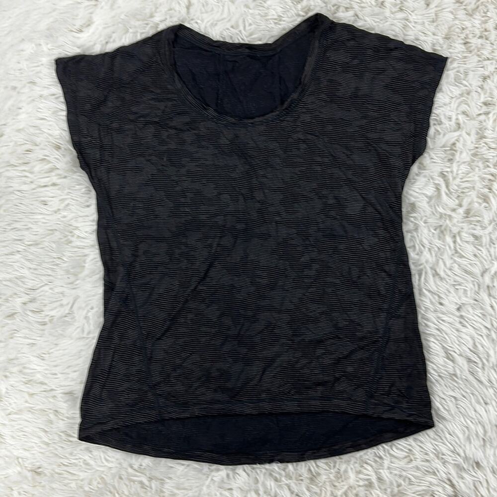 Lululemon Miles Ahead Short Sleeve (Camo) Black
